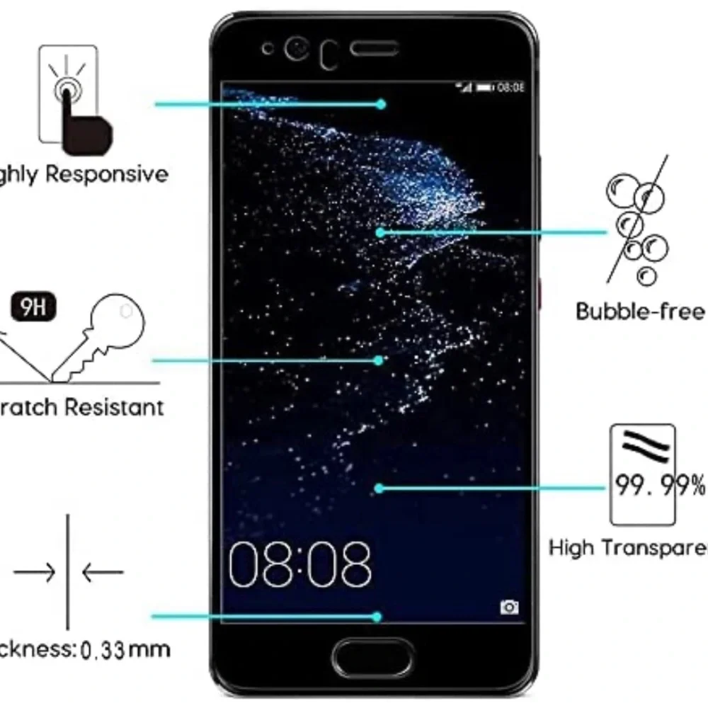 GTRONIC Screen Protector iPhone 12/12 Pro, [3 Pack] -9H
